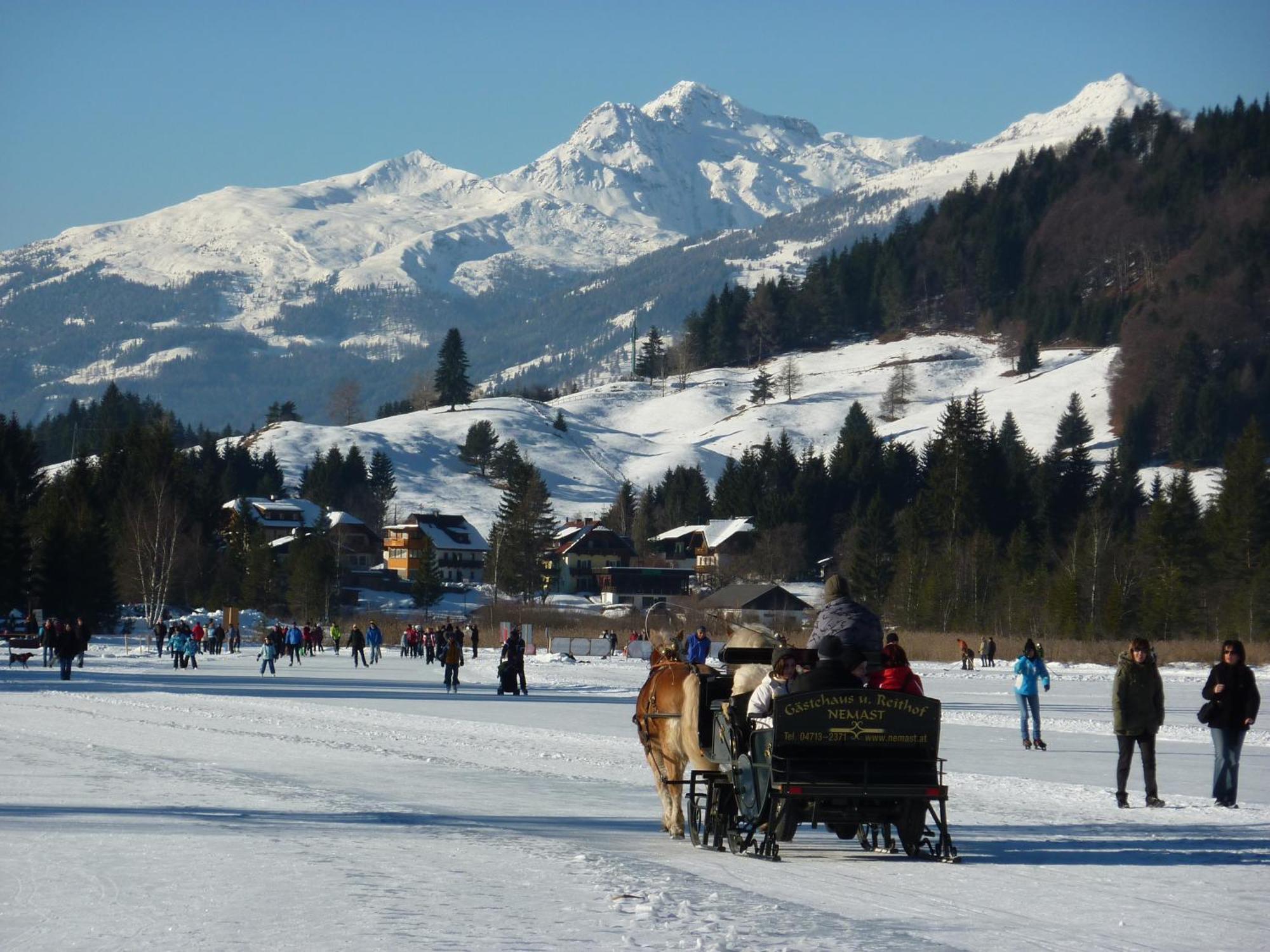 Kraners Alpenhof Bio Bed And Breakfast Pension Weissensee Luaran gambar