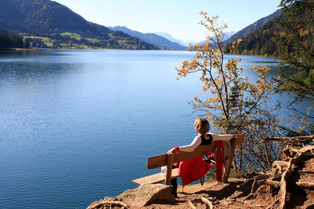 Kraners Alpenhof Bio Bed And Breakfast Pension Weissensee Luaran gambar